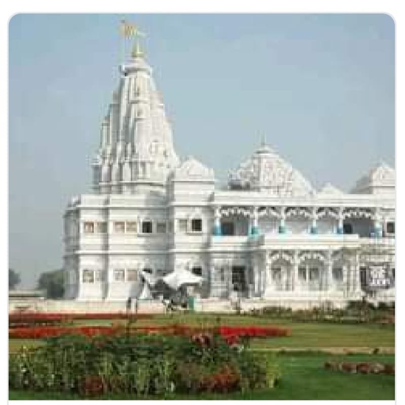 Big and Large Outdoor Marble Temple