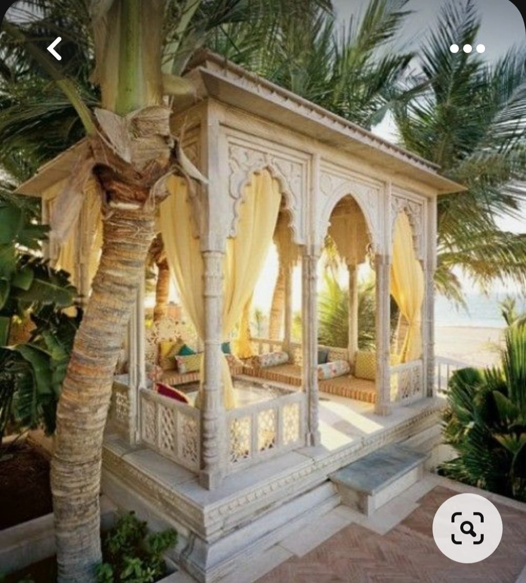 Outdoor Marble Baradari