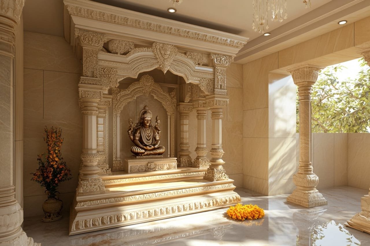 Sandstone indoor Temple