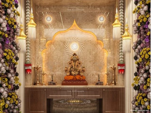 Sandstone indoor Temple